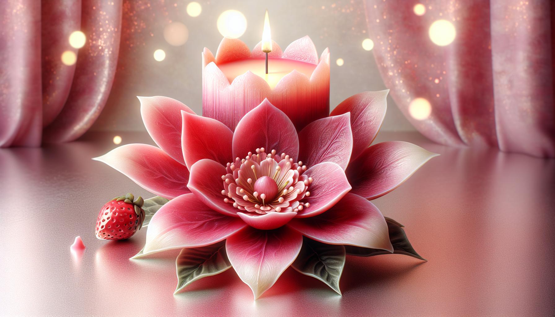 ストロベリーキャンドル