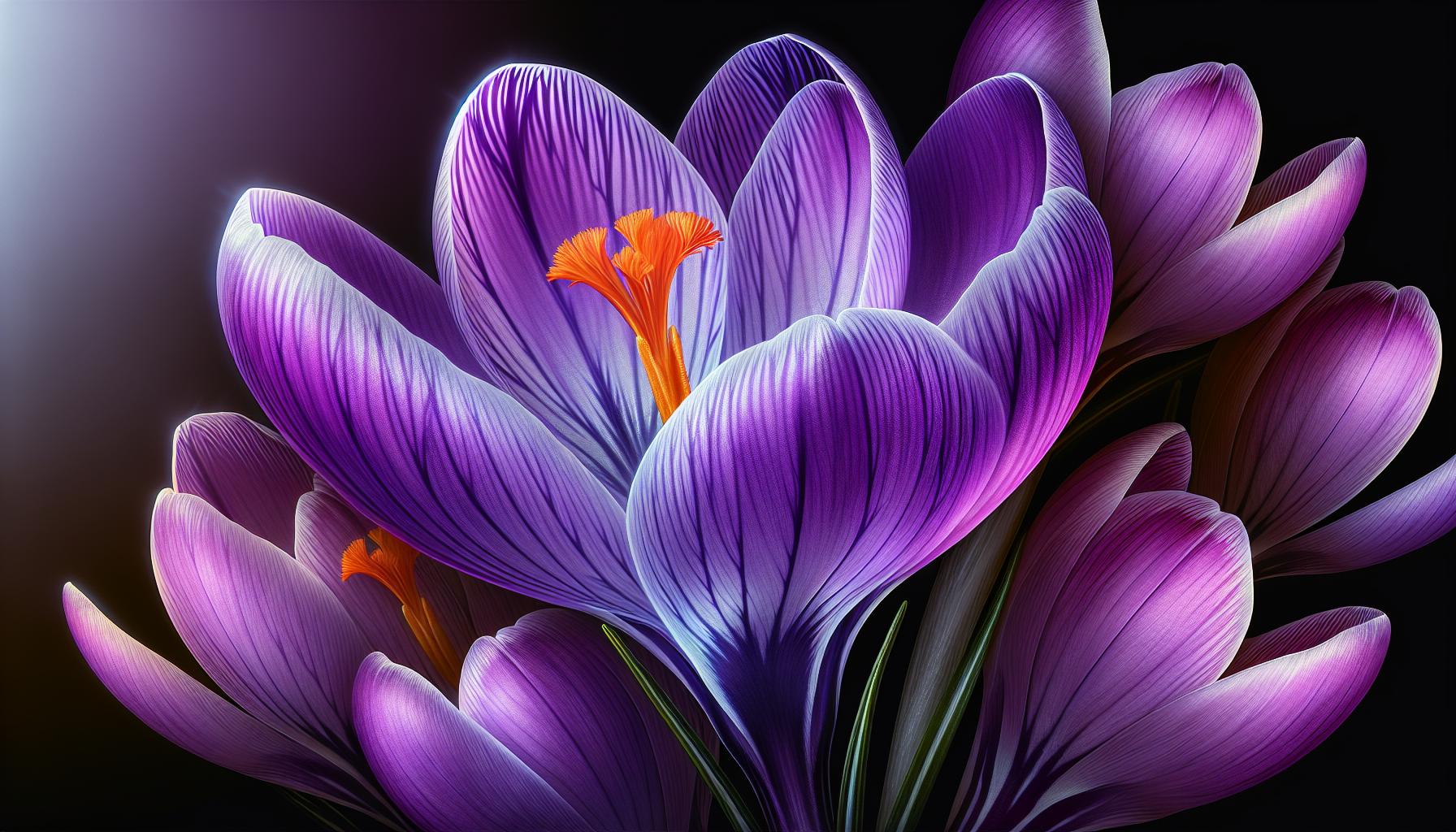 クロッカス［紫］