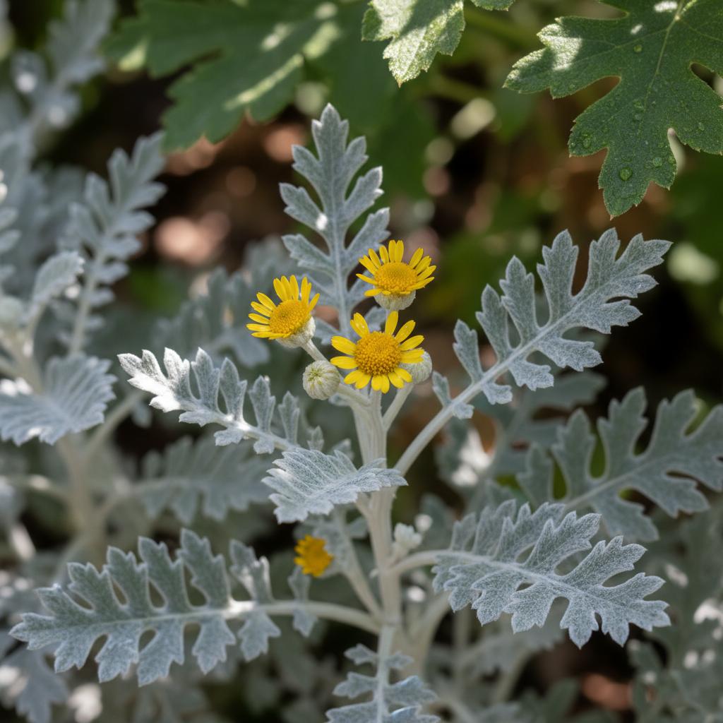 シロタエギク 画像